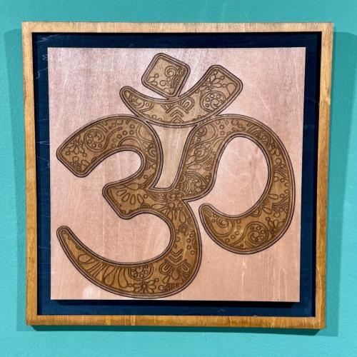 Engraved Om